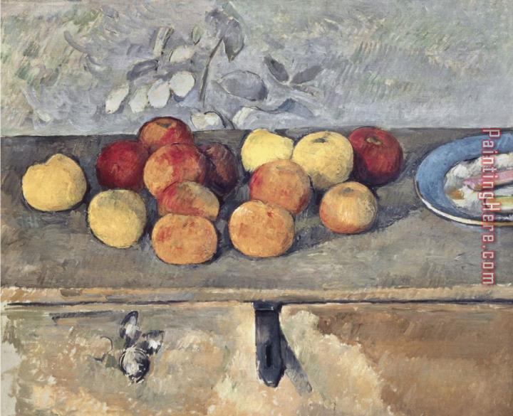 Paul Cezanne Pommes Et Biscuits